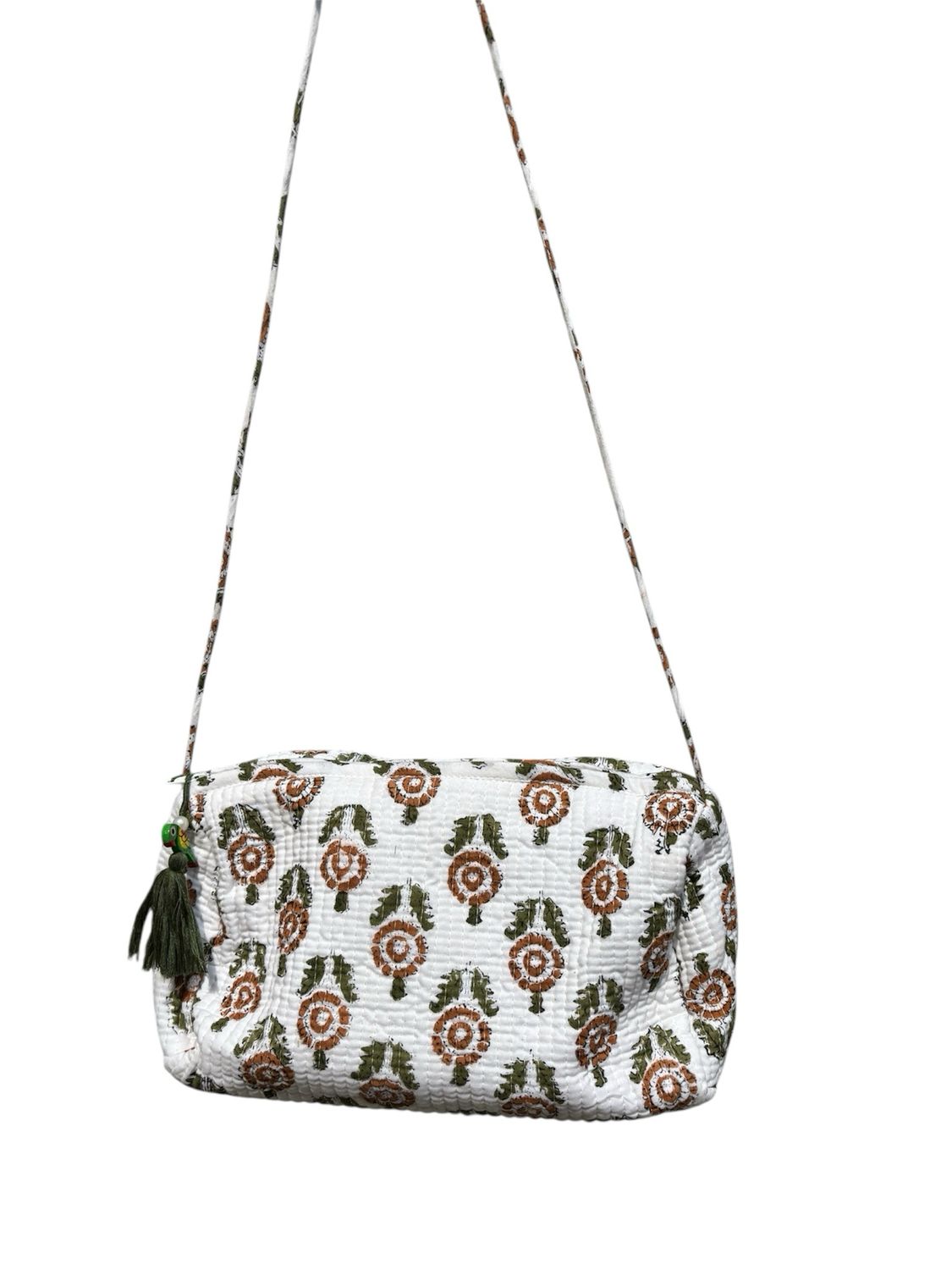 Borsa in cotone con tracolla