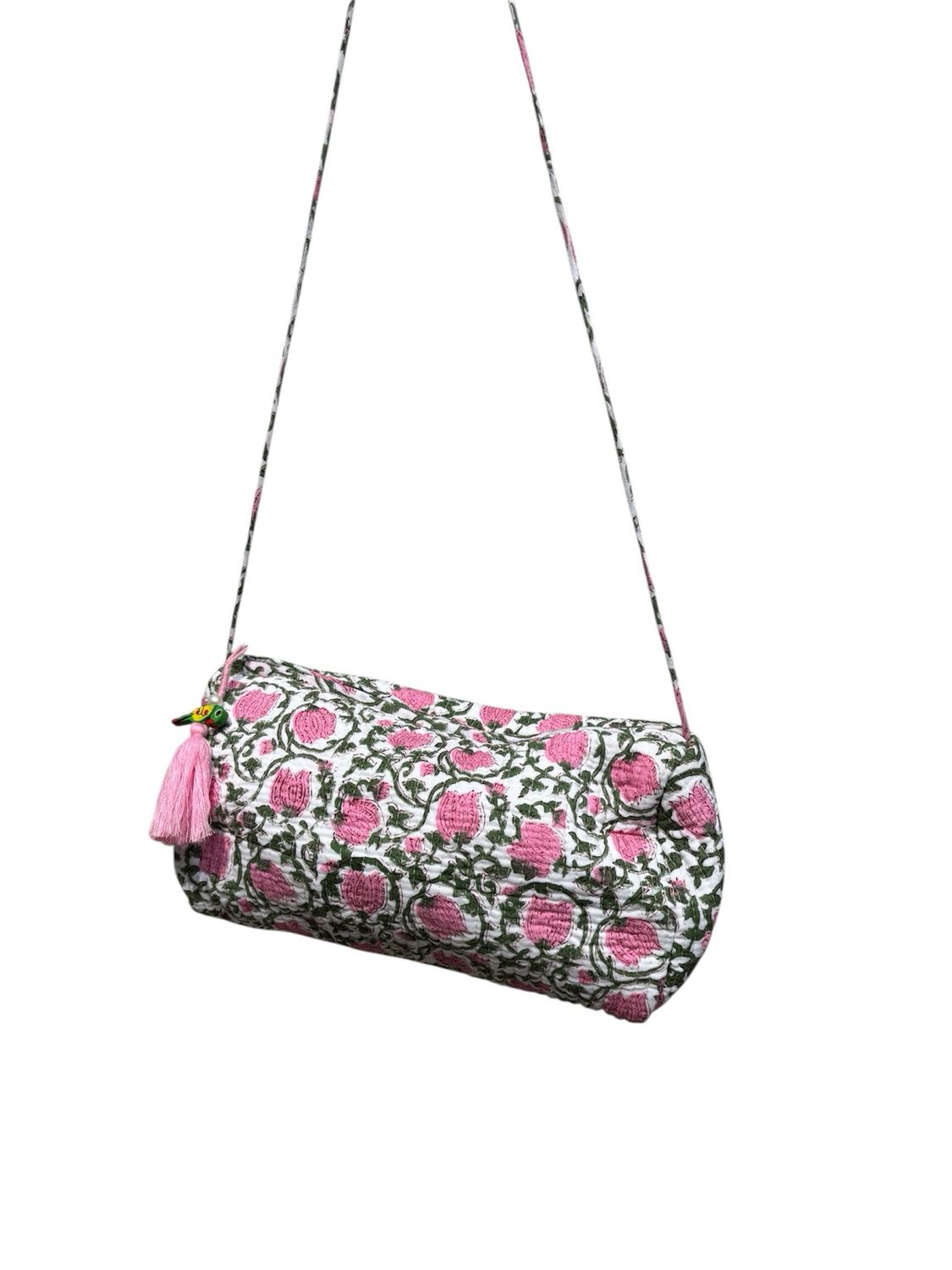 Borsa in cotone con tracolla