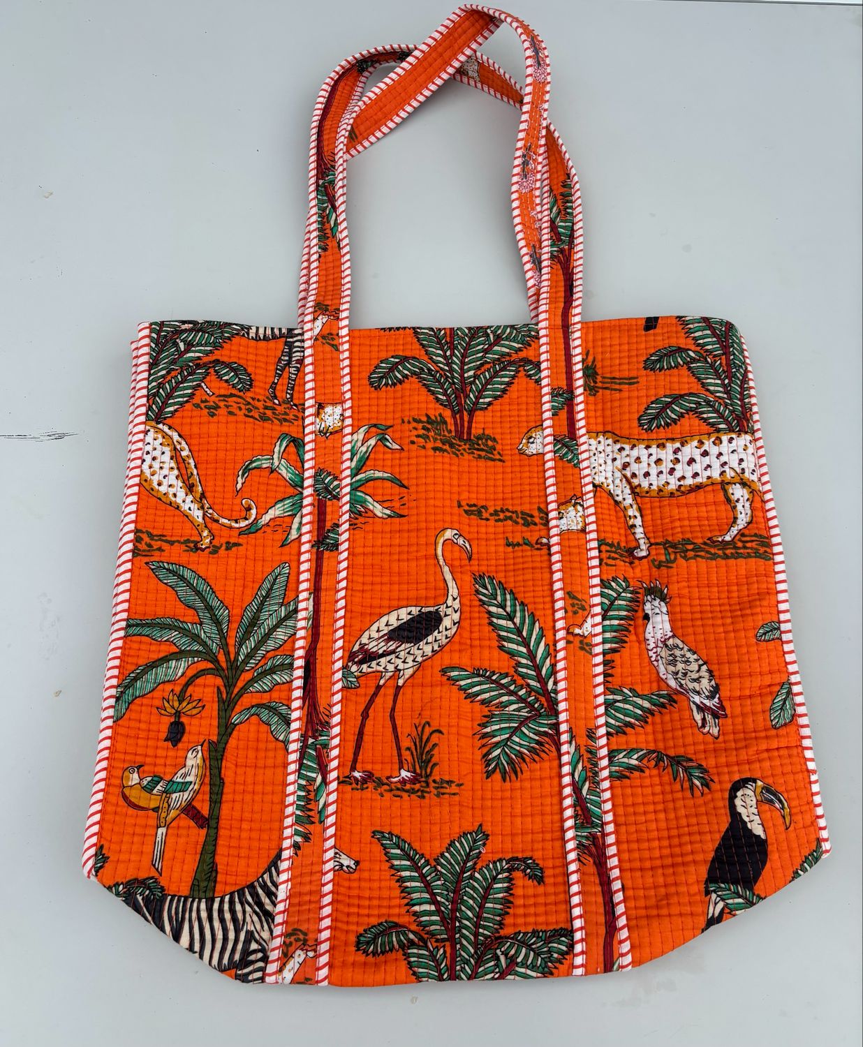Borsa mare Safari arancio