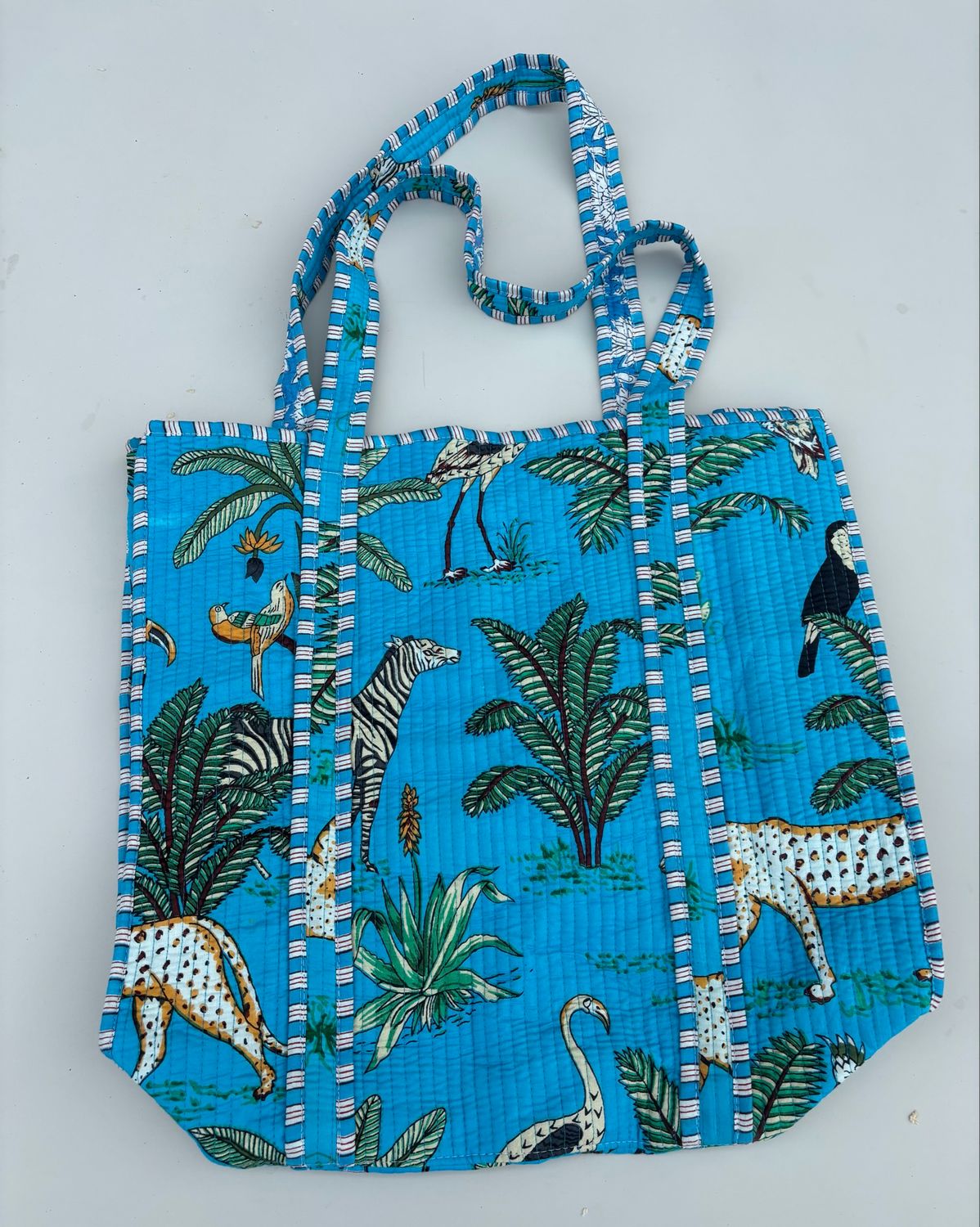 Borsa mare Safari turchese