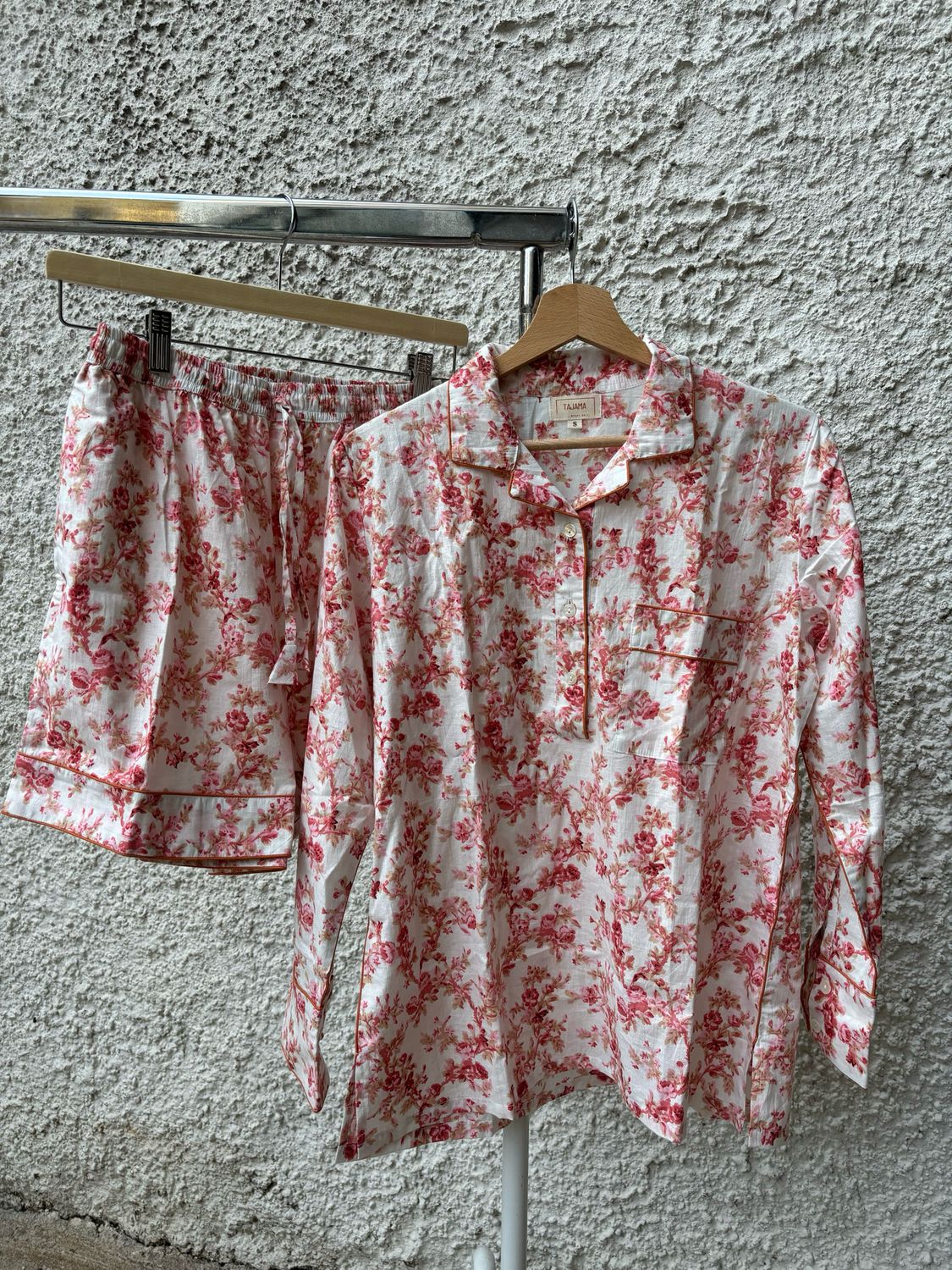 Pigiama corto fiorellini