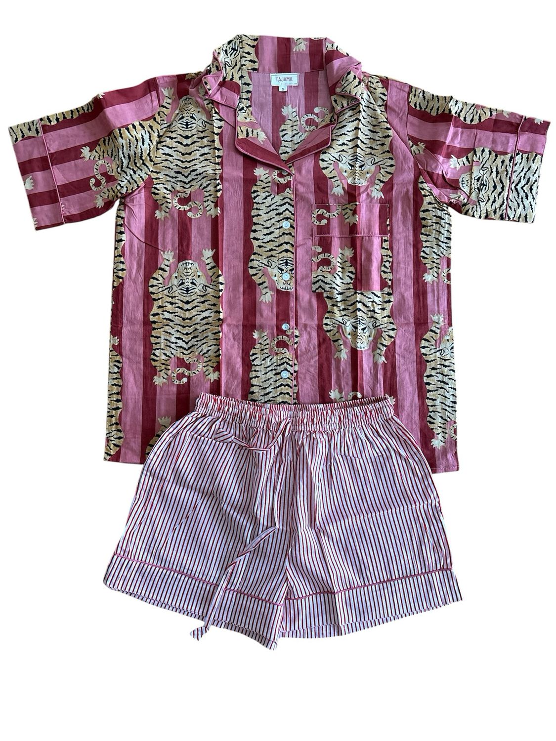 Pigiama lampone corto