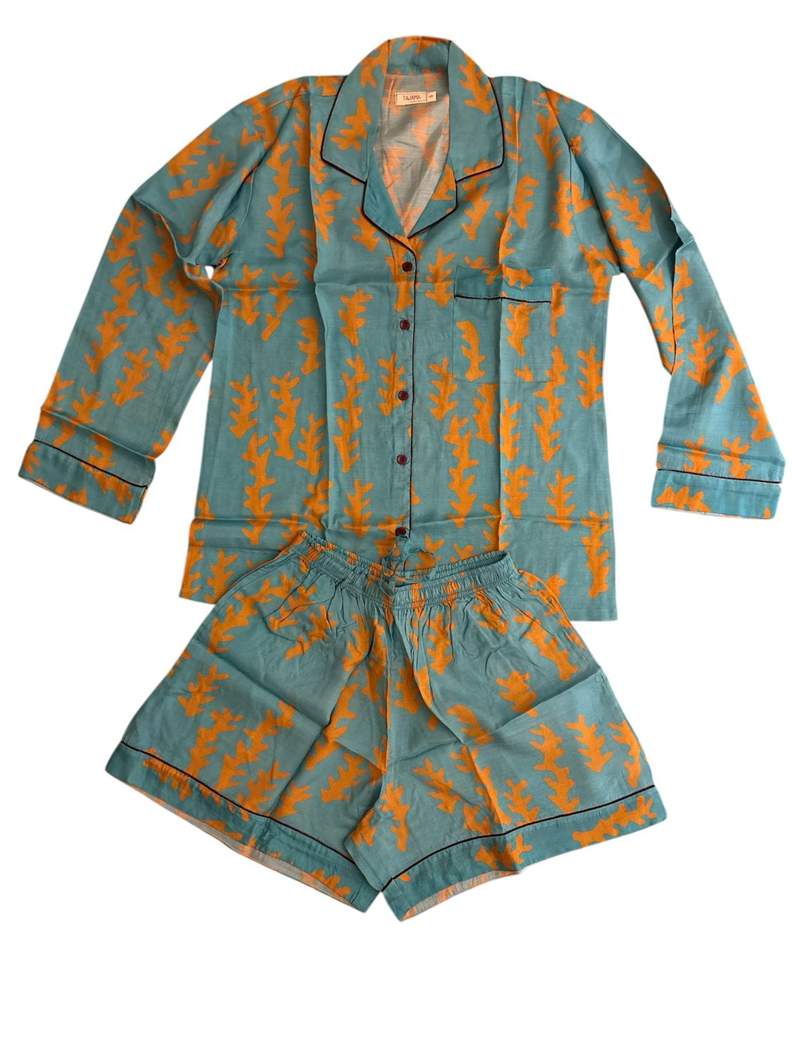 Pigiama corallo corto