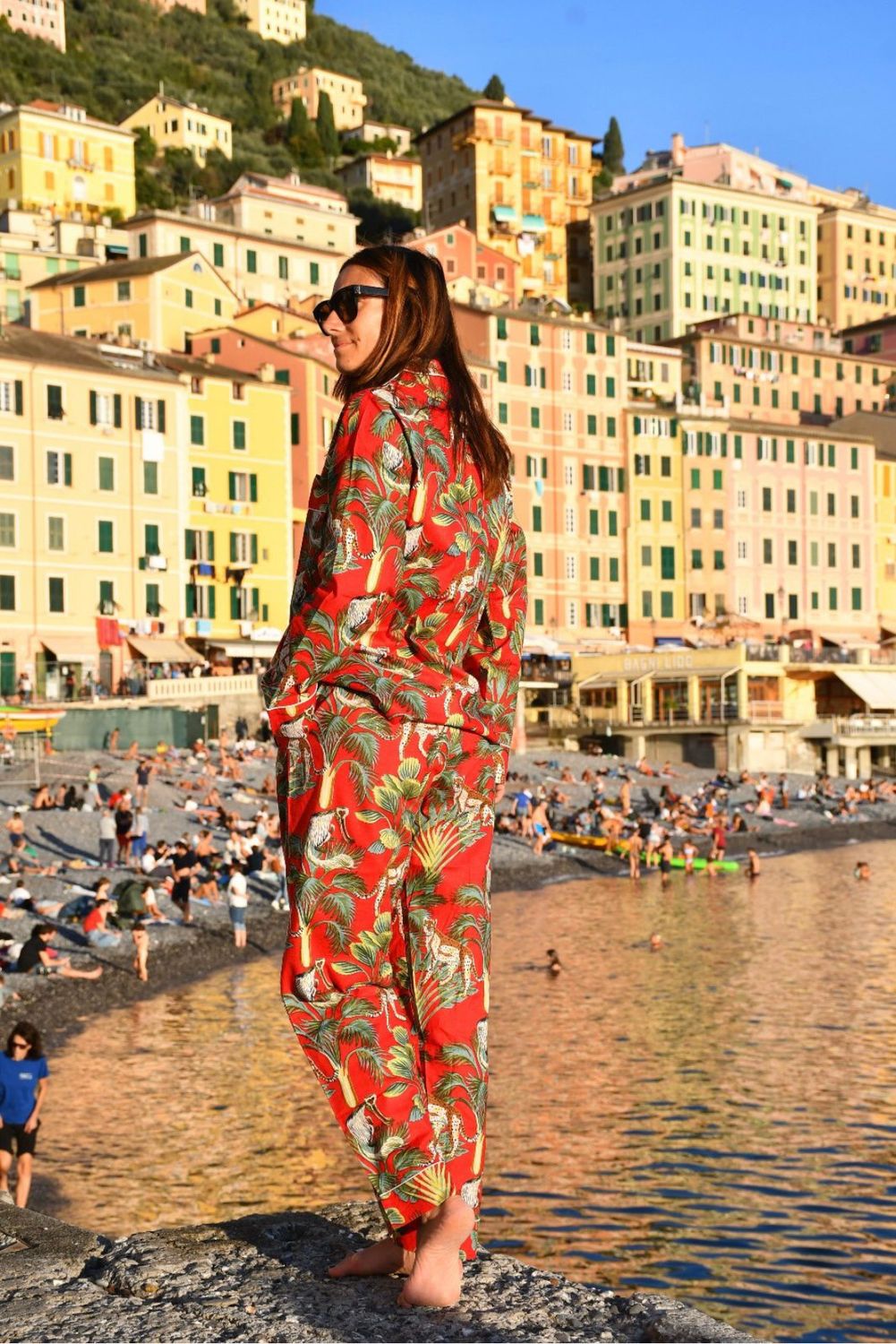 Pigiama Scimmia rossa