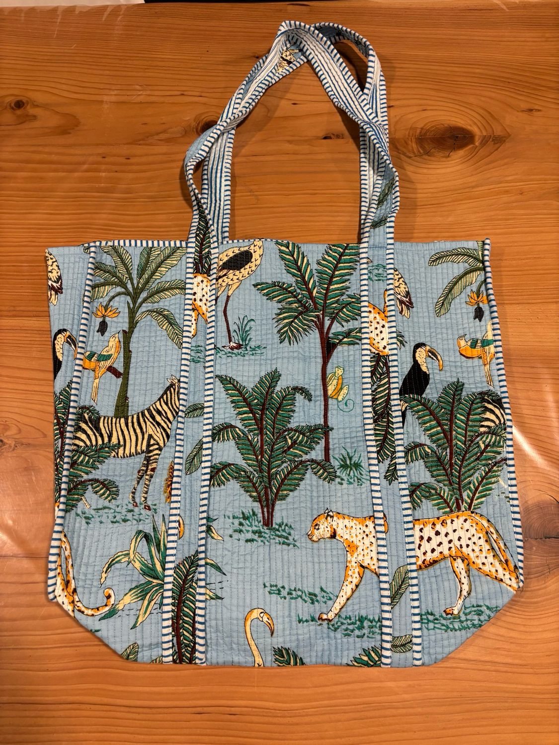 Borsa mare Safari azzurra