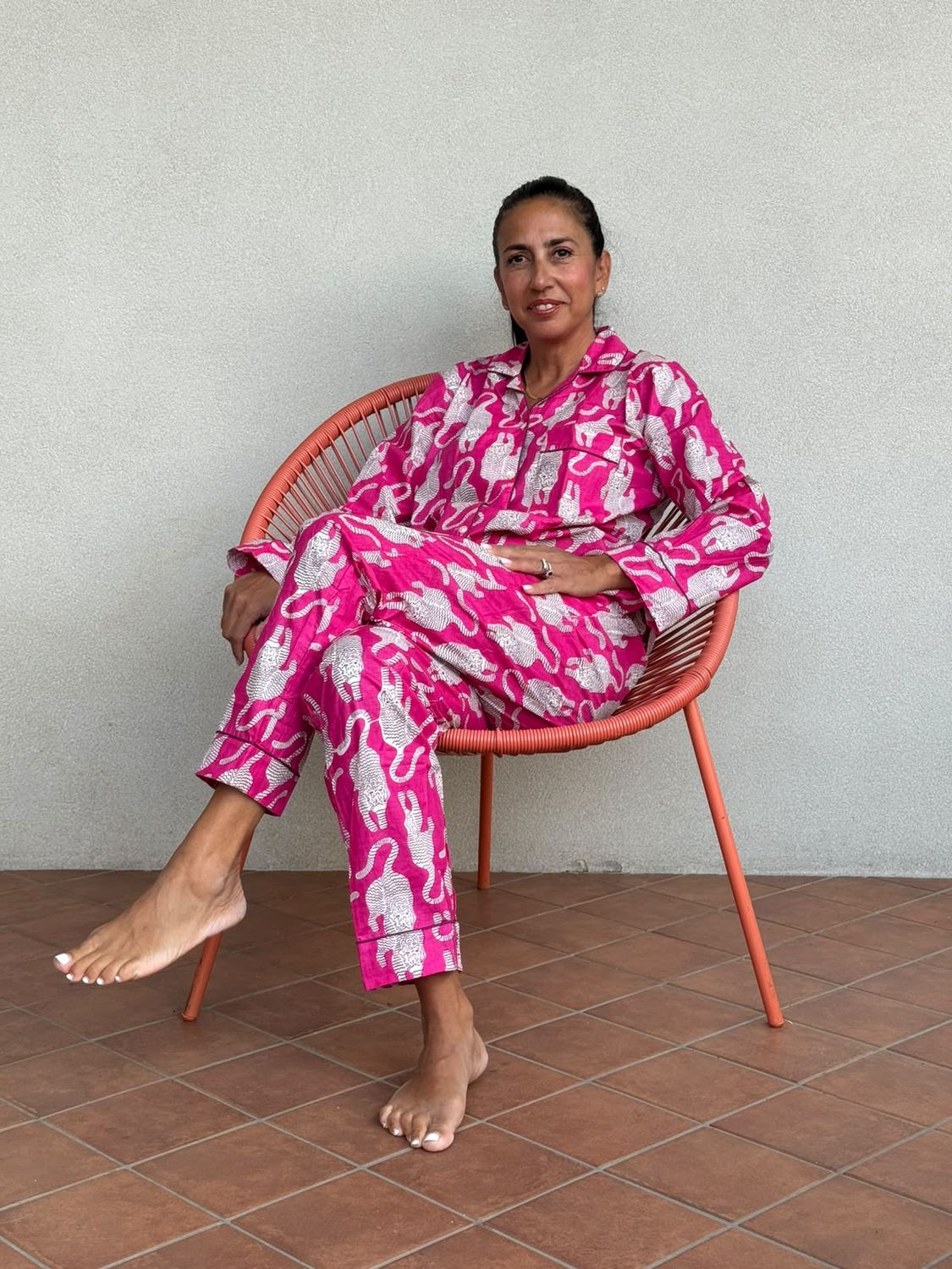 Pigiama tigre fucsia