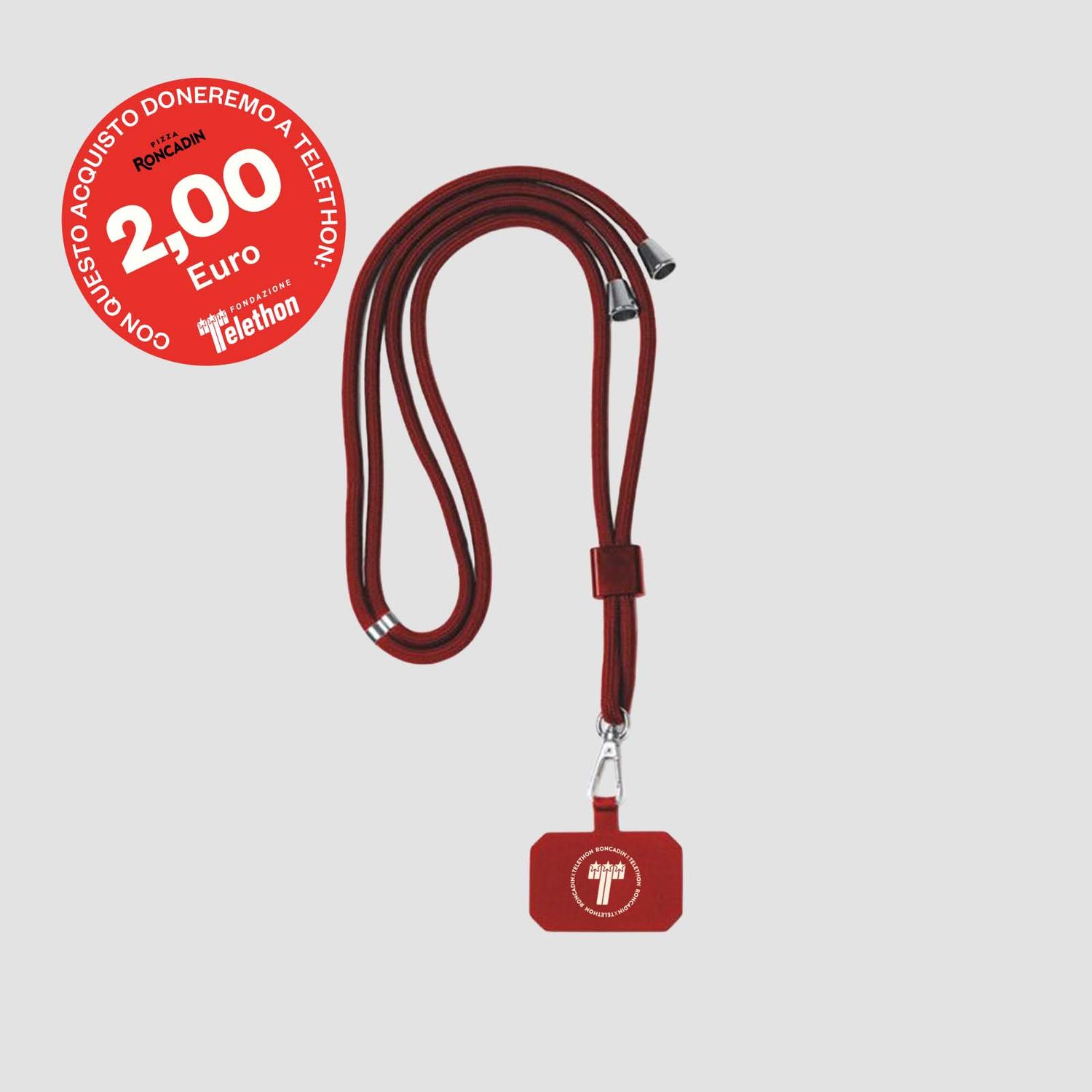 Portacellulare rosso - Roncadin x Telethon 2025