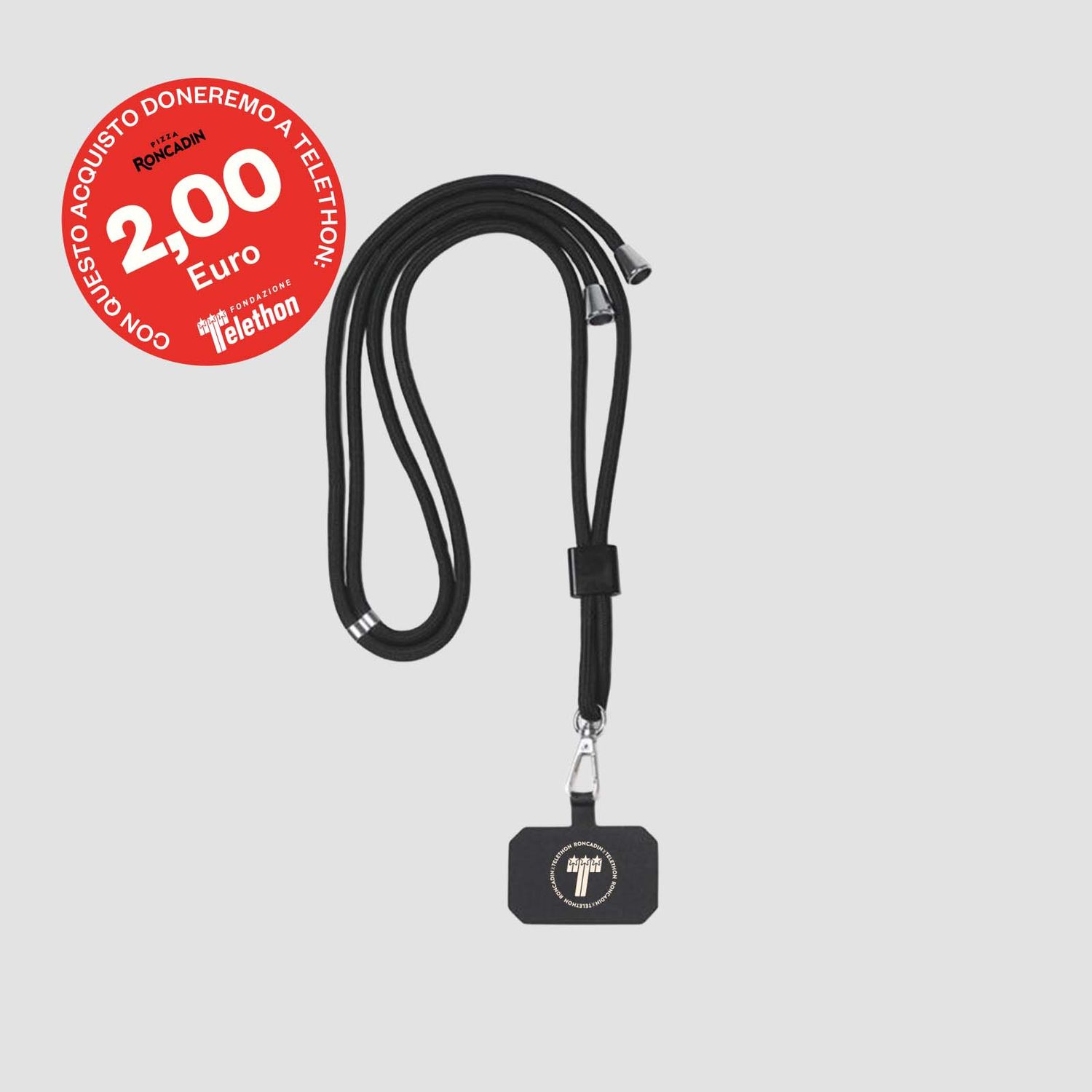 Portacellulare nero - Roncadin x Telethon 2025