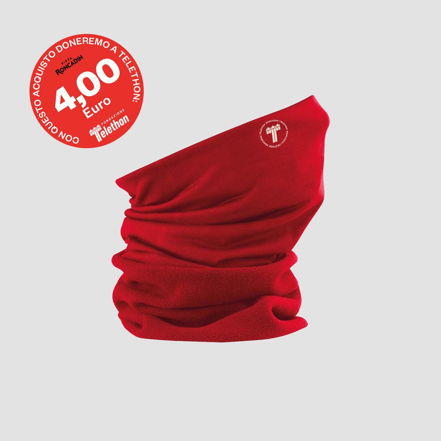Scaldacollo rosso - Roncadin x Telethon 2025