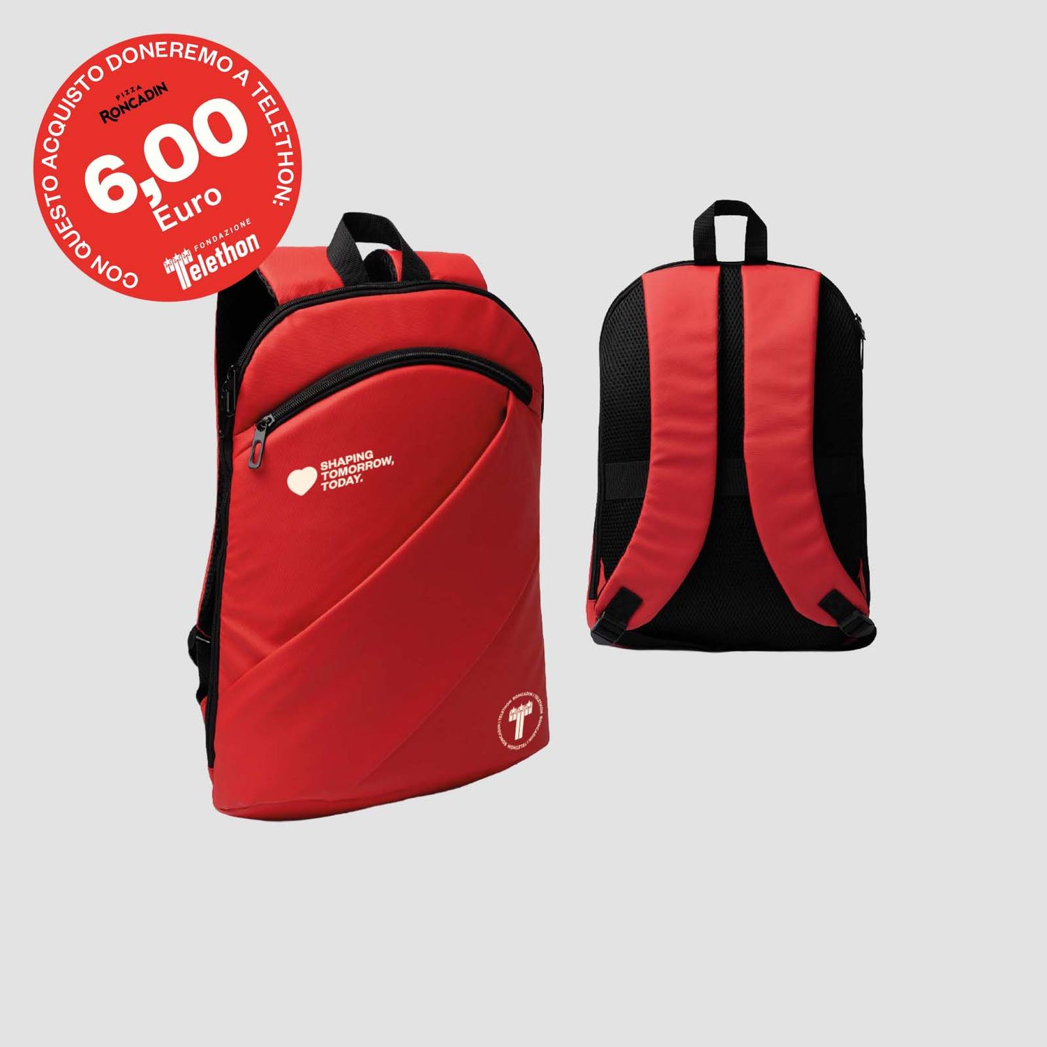 Zainetto rosso - Roncadin x Telethon 2025