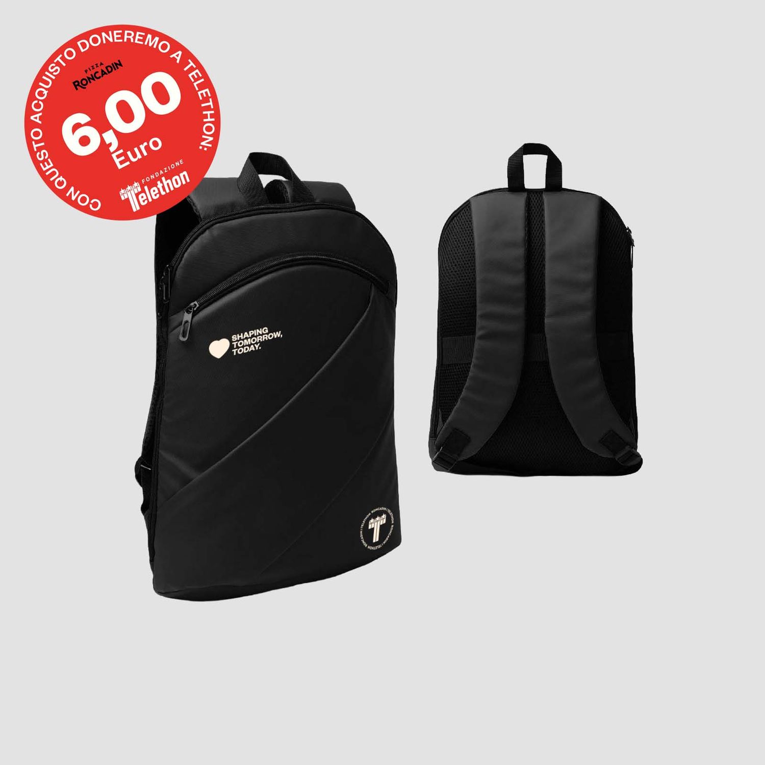 Zainetto nero - Roncadin x Telethon 2025
