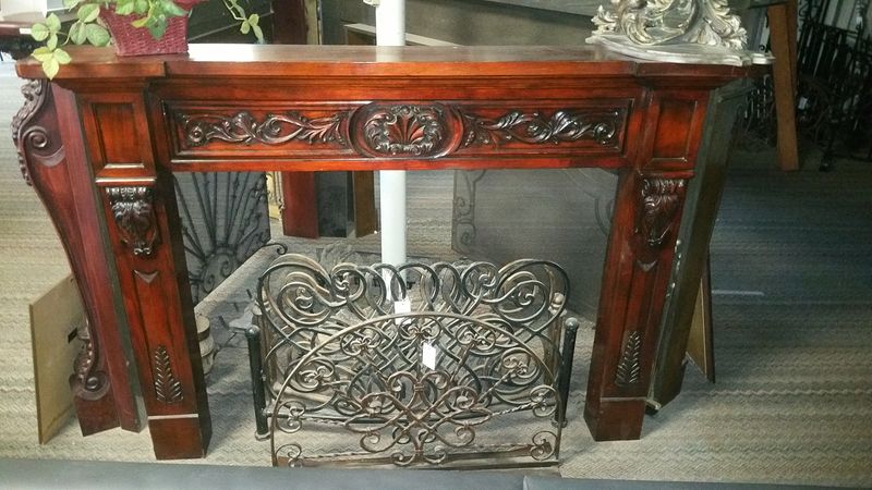 Hand Carved Fire Place Mantel