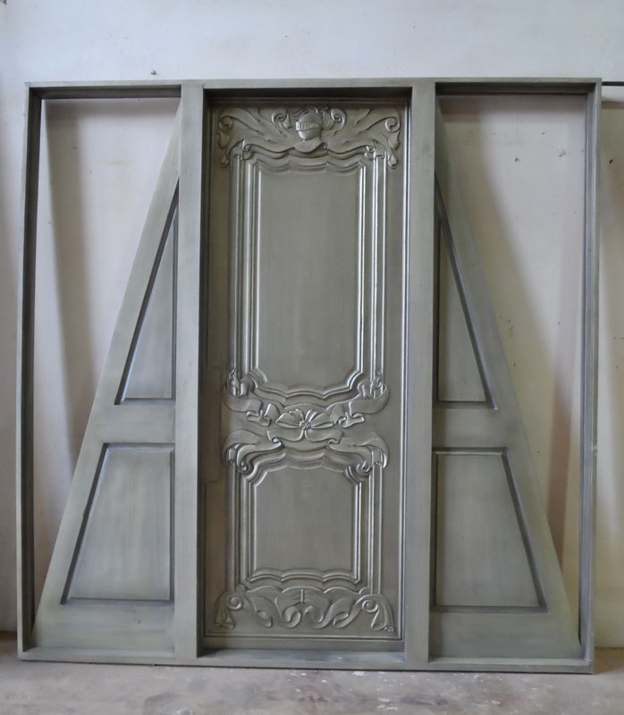 Custom Hand Carved Door Unit