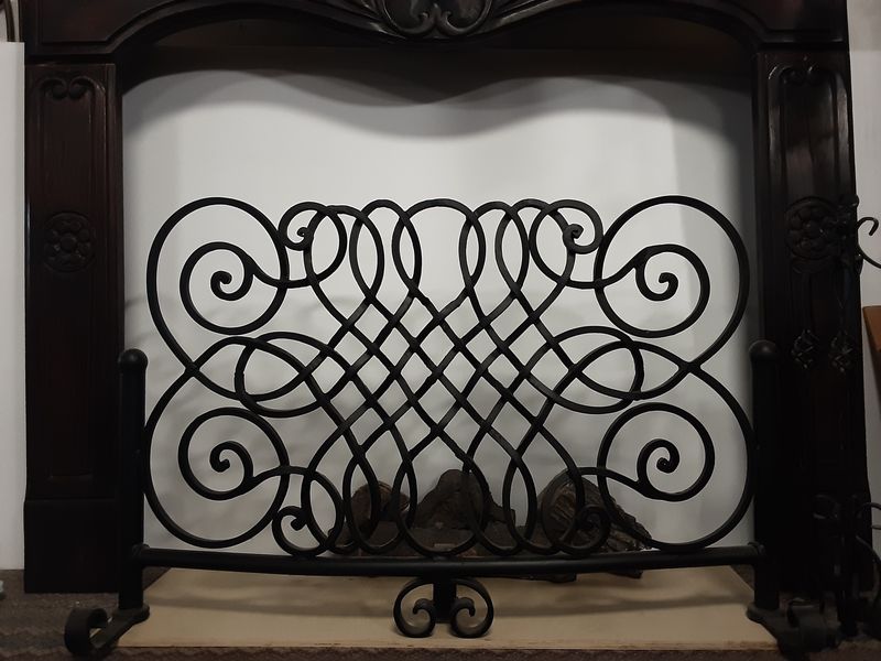 Variety of Custom Fireplace Grilles and Screens