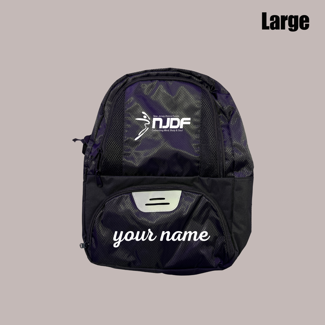 NJDF Logo Team Backpack Large