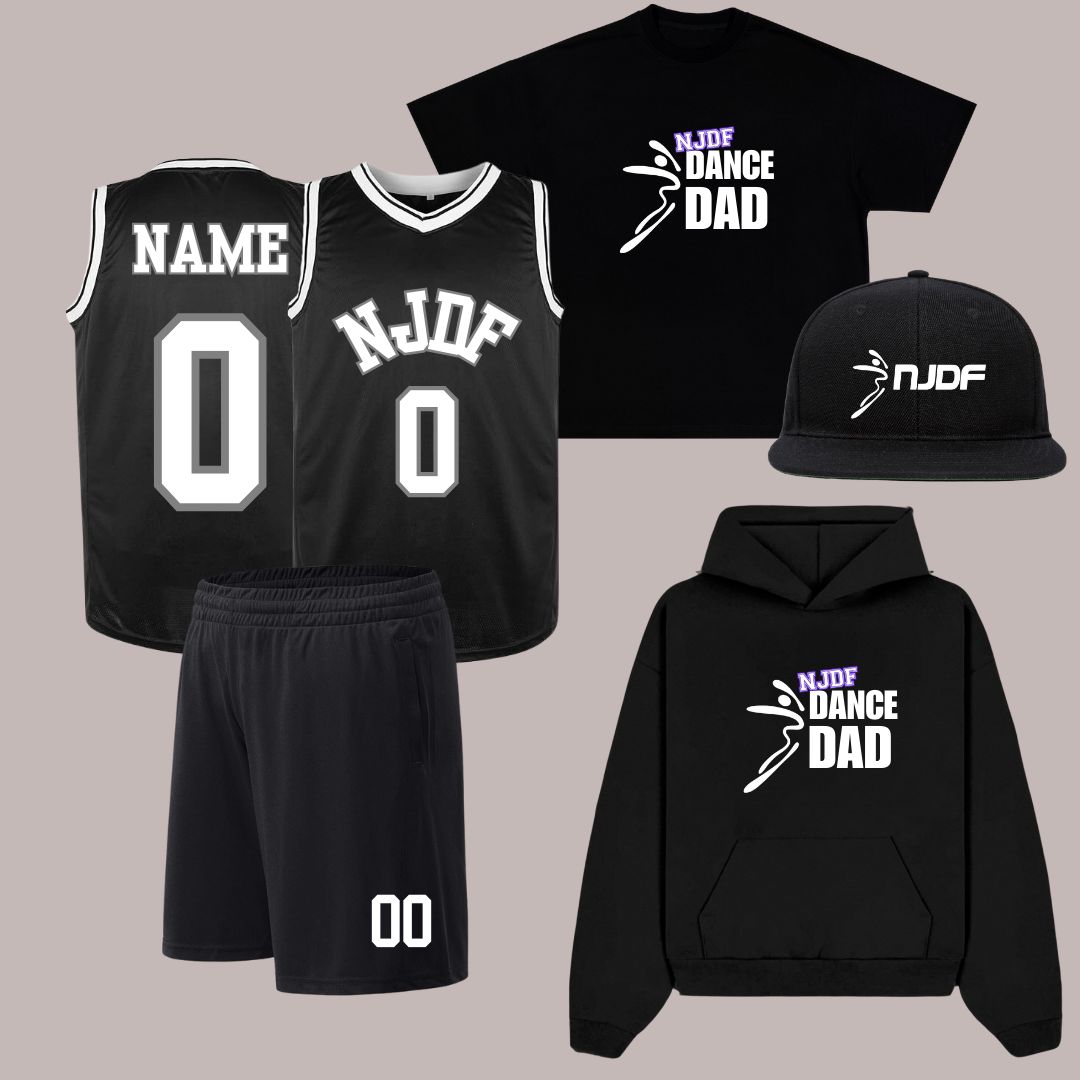 Ultimate NJDF Dance Dad Basketball Jersey Bundle