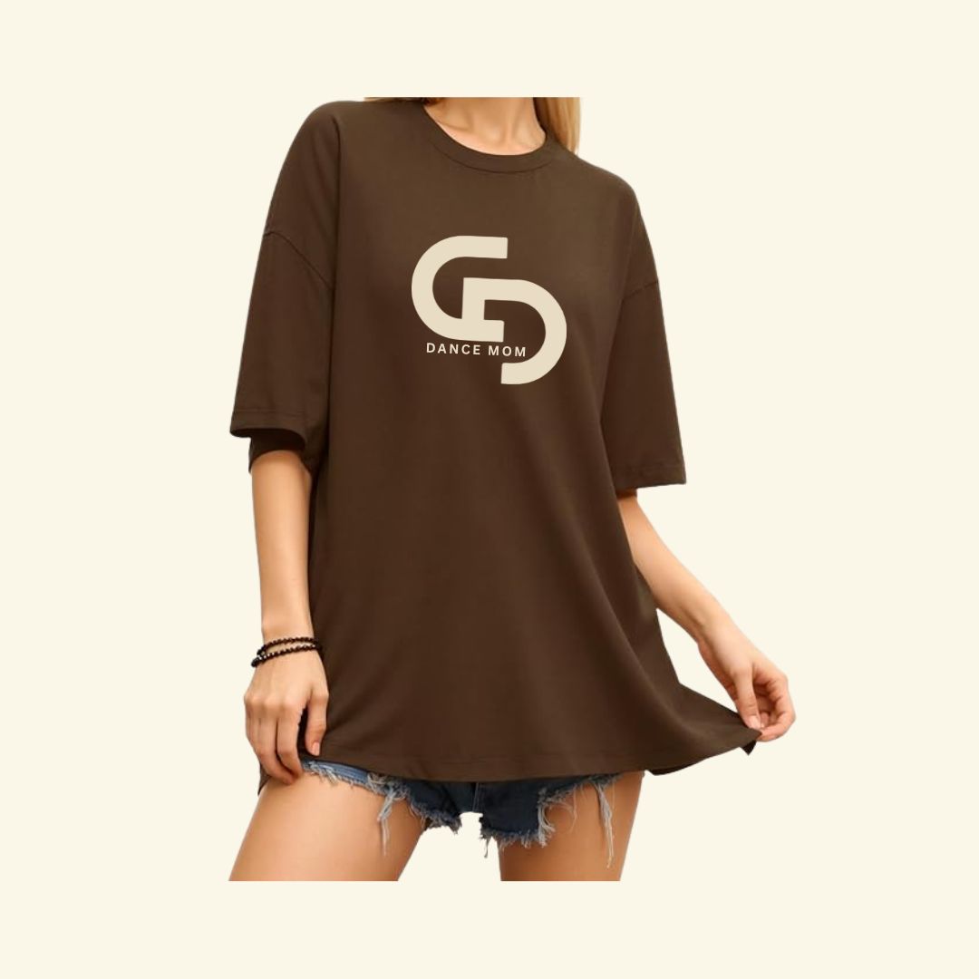 Canela Dance Mom Oversized Tee