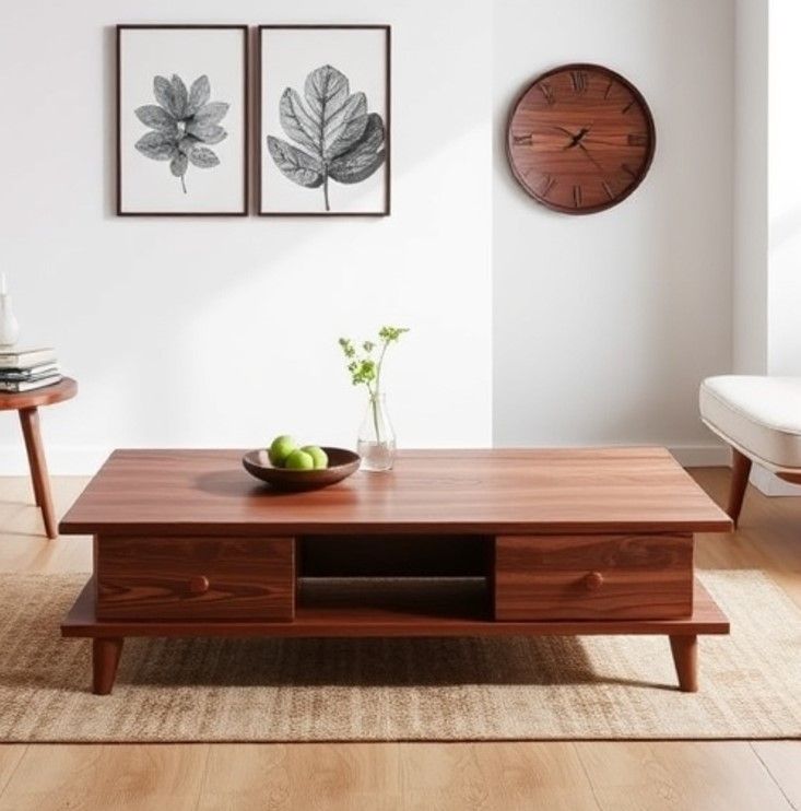 Wooden Coffee Table - Rectangle