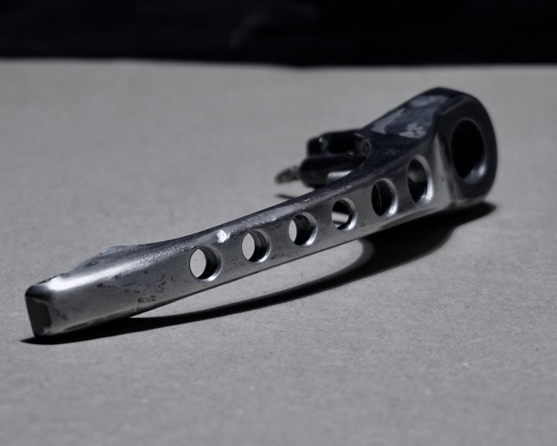 Drilled door handles