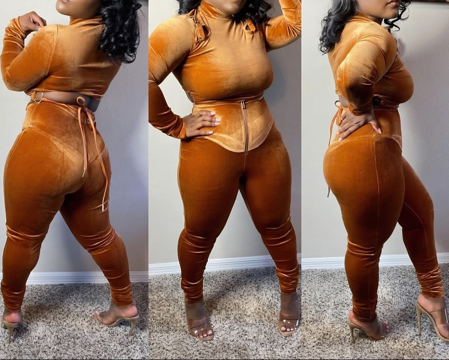Camel Crush Velvet