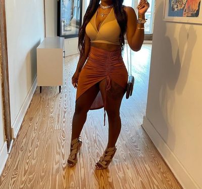 Fierce &amp; Sexy Skirt-Camel