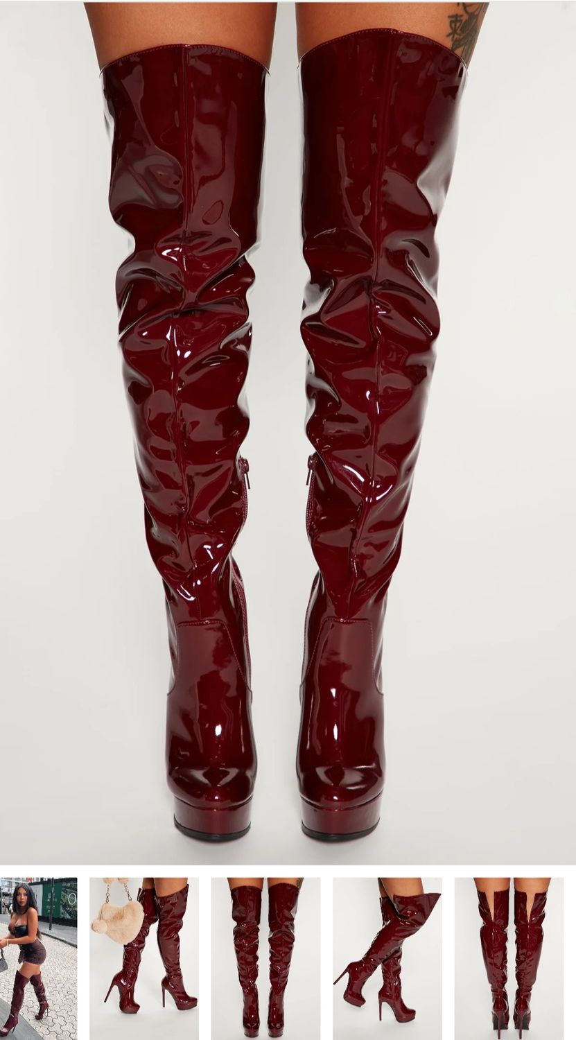 Coming In Hot Over The Knee Boots