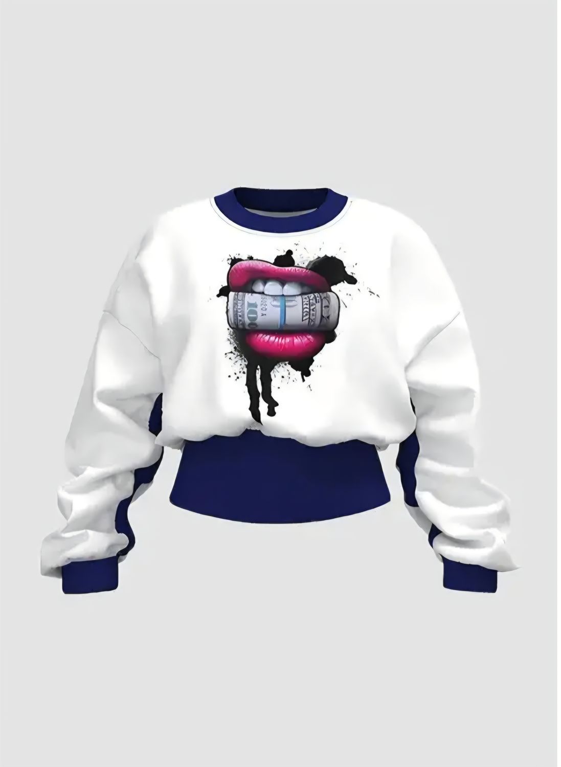 Lips Print Sweater
