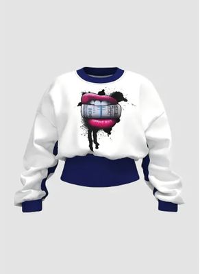 Lips Print Sweater