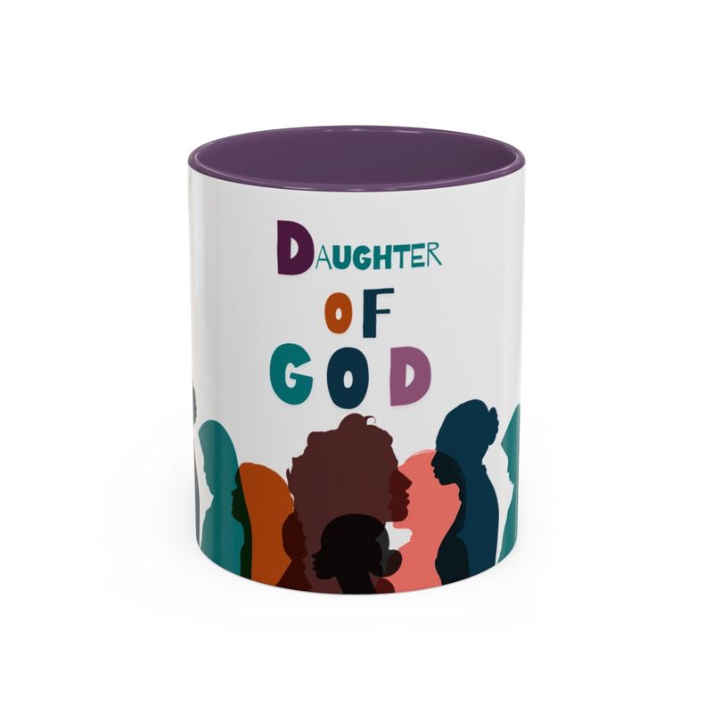 Daughter of God Accent Coffee Mug (11, 15oz) Purple