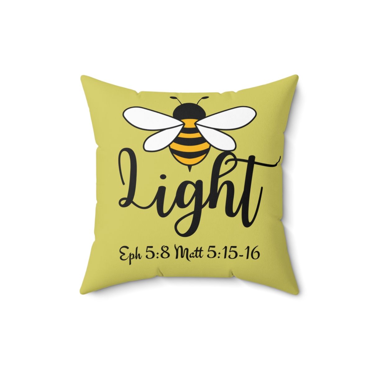 B-Light Spun Polyester Square Pillow