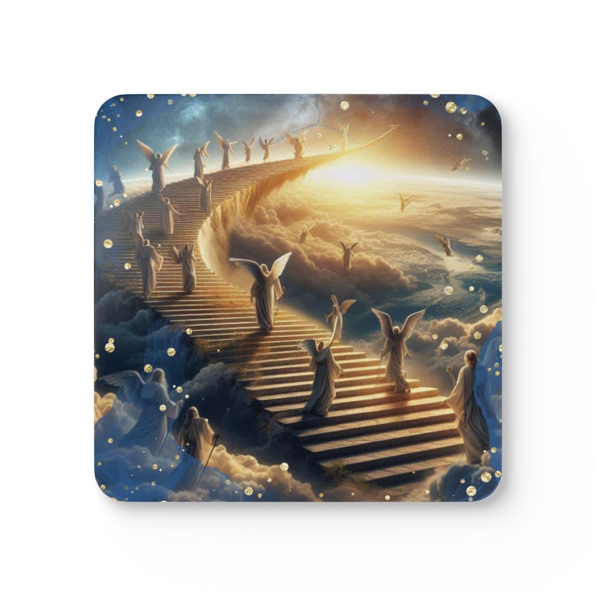 Callum Angels Corkwood Coaster Set