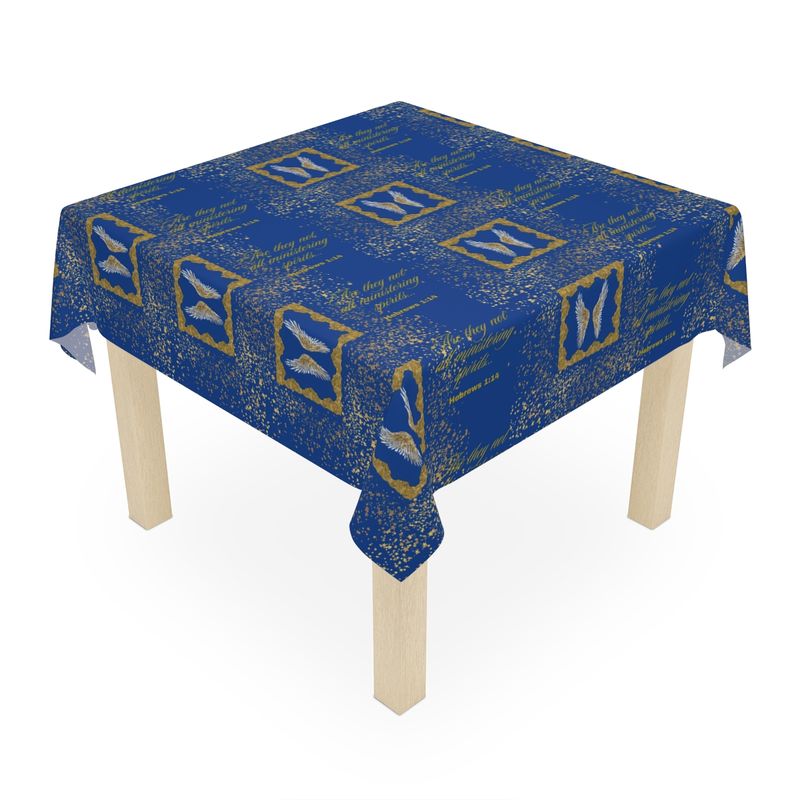 Golden AngelTablecloth (Dark Blue)