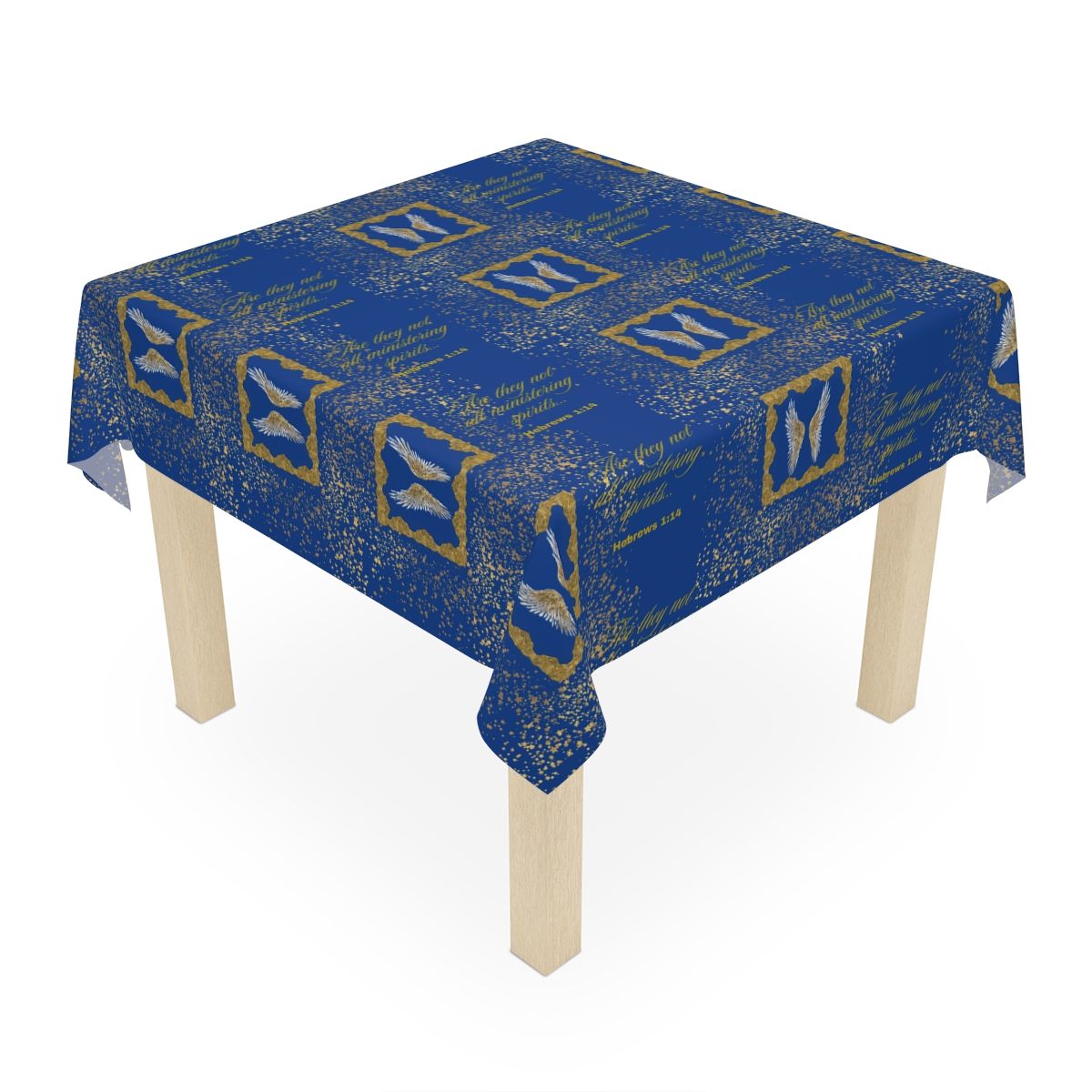 Golden AngelTablecloth (Dark Blue)
