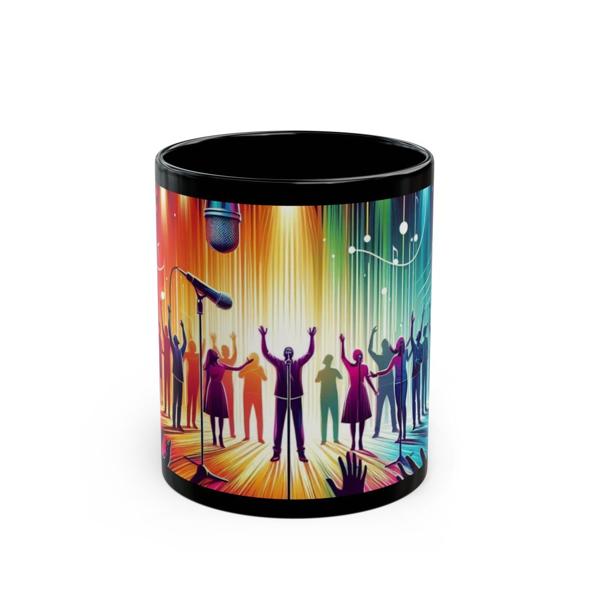 I Will Sing Black Mug (11oz, 15oz)