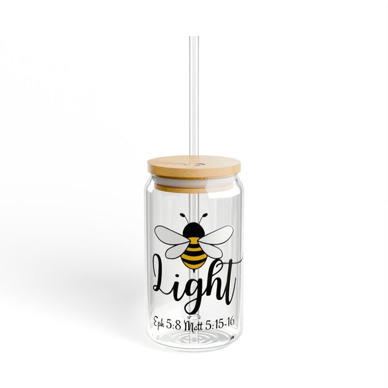 B Light Sipper Glass, 16oz