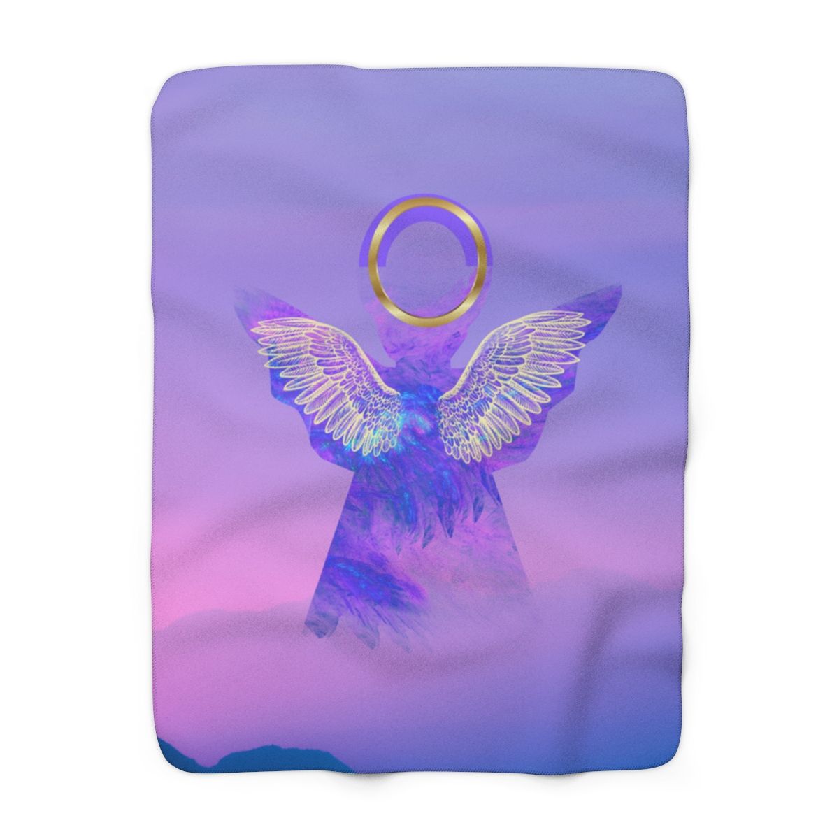 Angel Sherpa Fleece Blanket