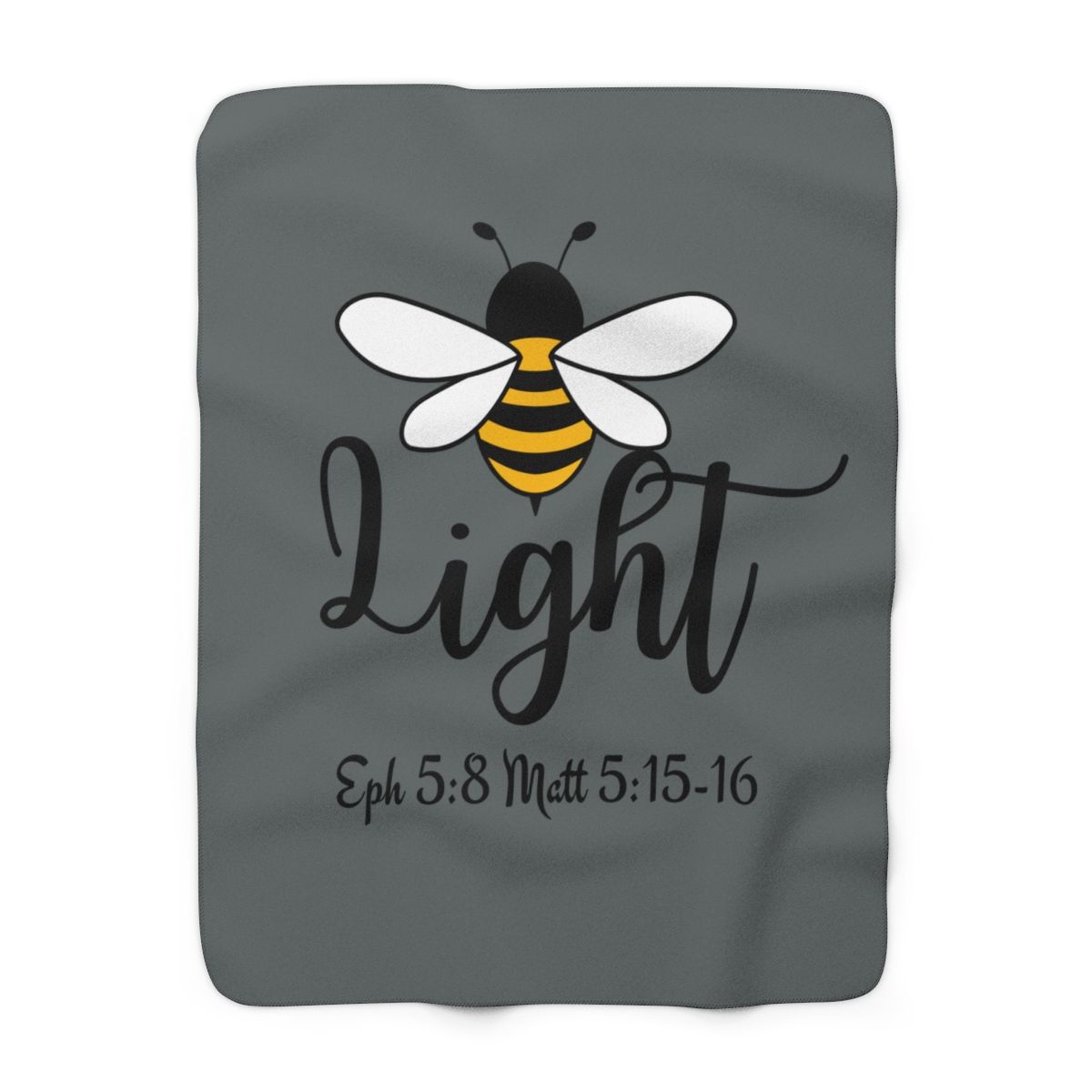 B Light Sherpa Fleece Blanket