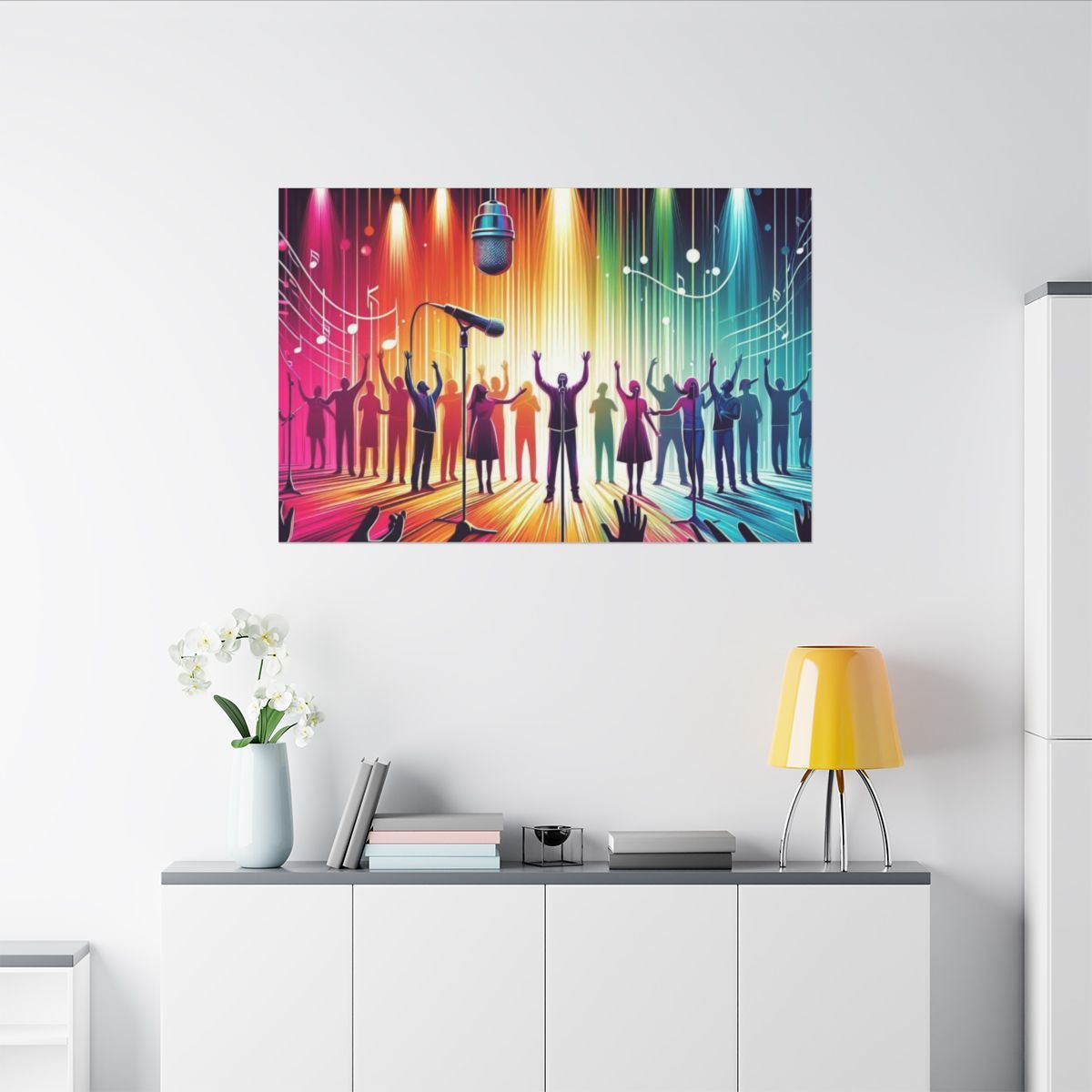 I Will Sing Matte Canvas, Stretched, 0.75&quot;