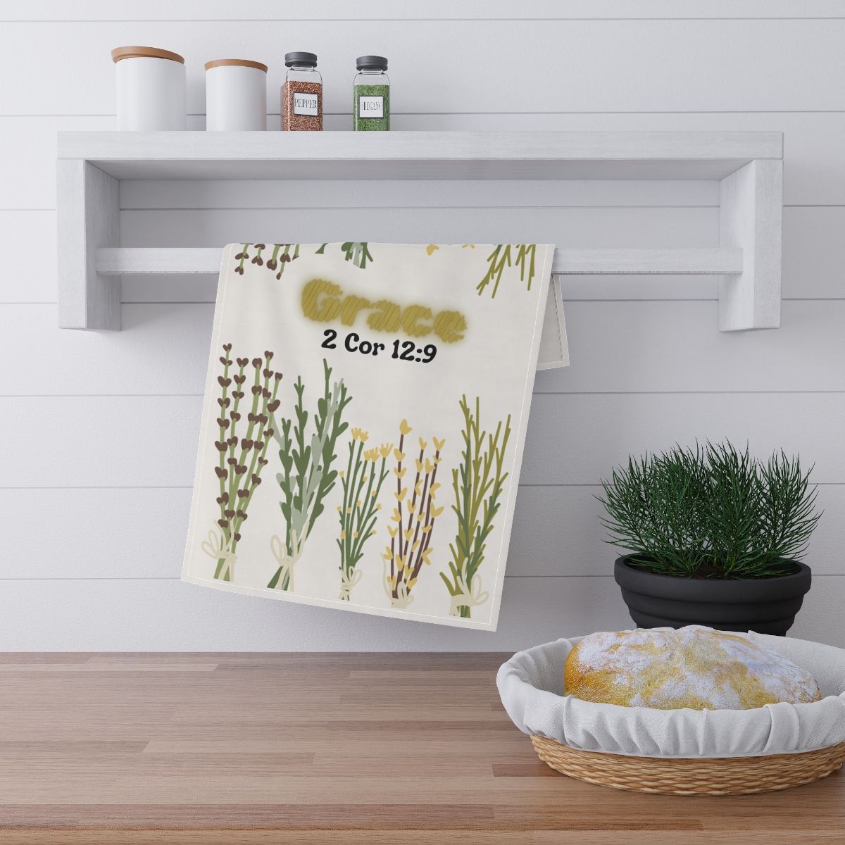 Grace Kitchen Towel (Herbs)