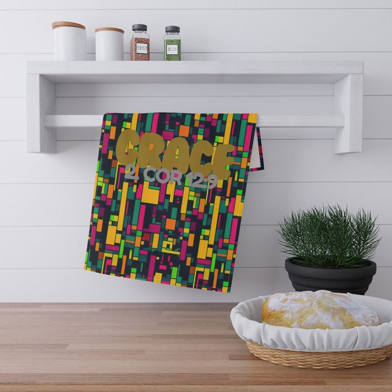 Grace Ethnic Kitchen Towel (Gold)