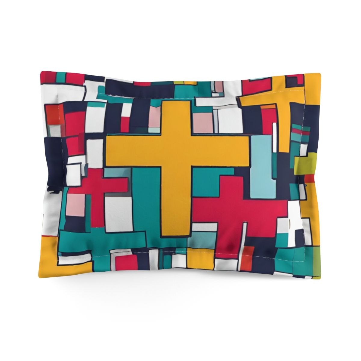Crosses Pillow Sham 