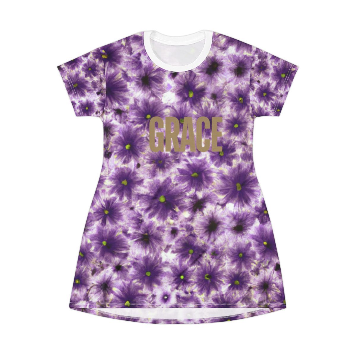 Grace Womens  T-Shirt Dress (purple)