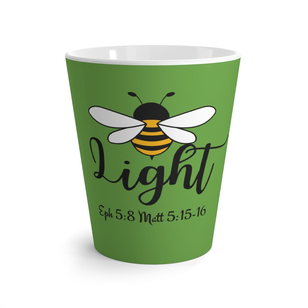 Be Light Latte Mug 12 oz