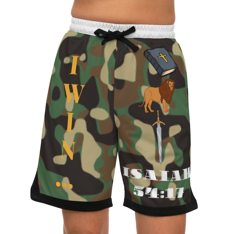 I Win Rib Shorts (Camo)