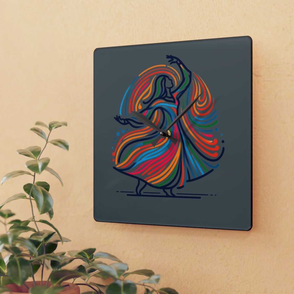 I Will Worship #2 Acrylic Wall Clock