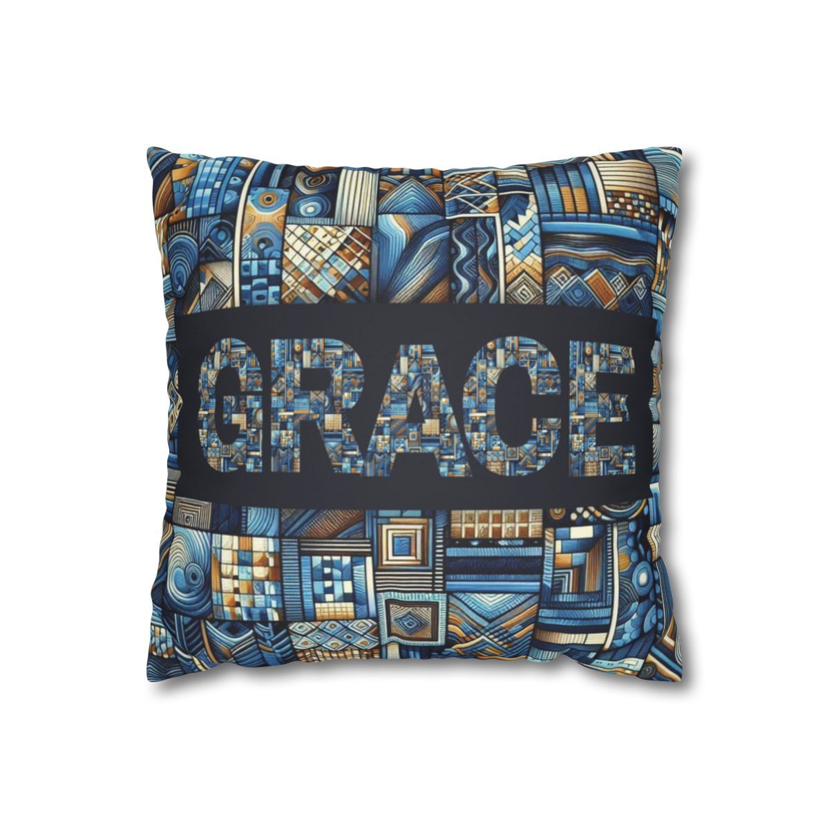 Faux Suede Square Pillowcase