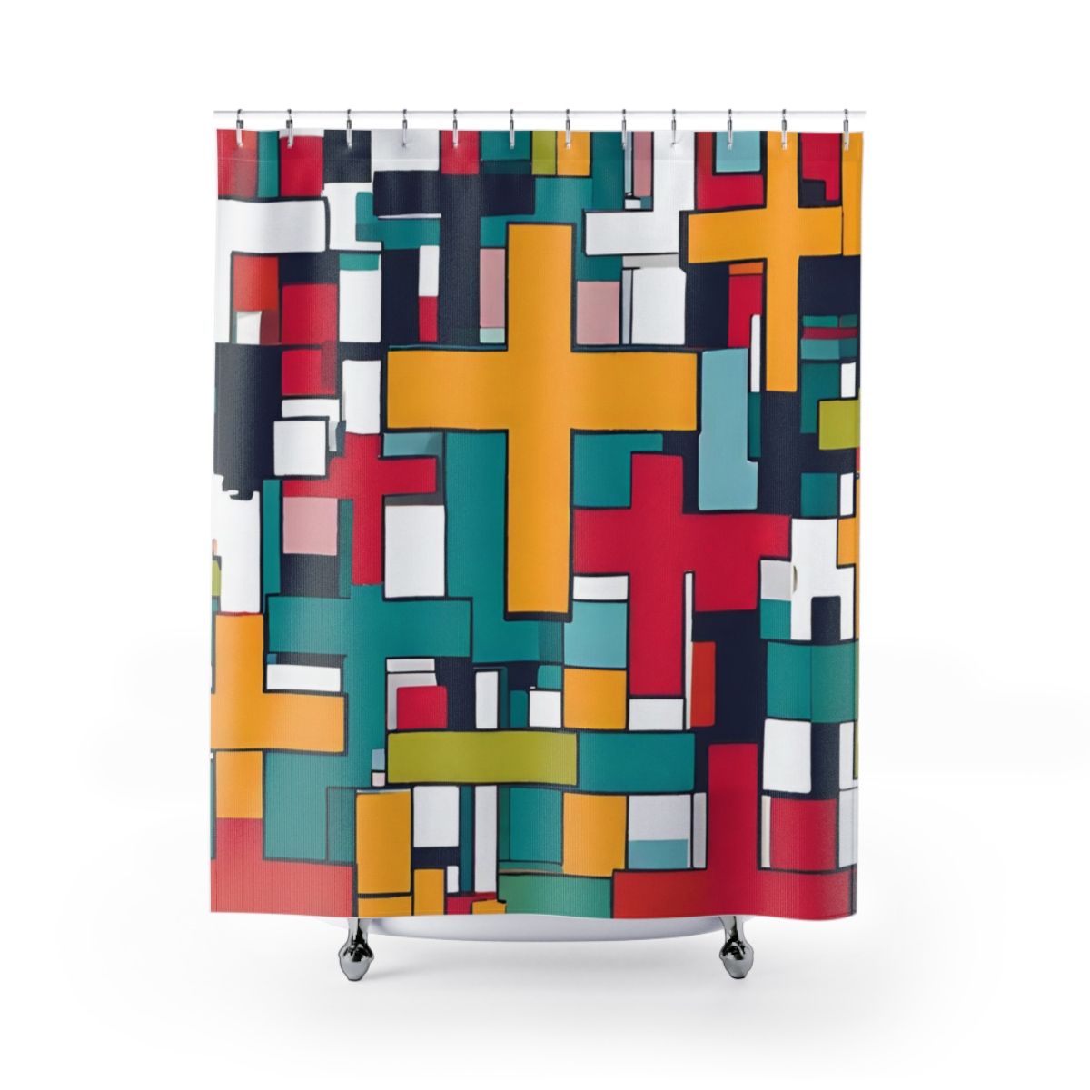 Crosses Shower Curtain 