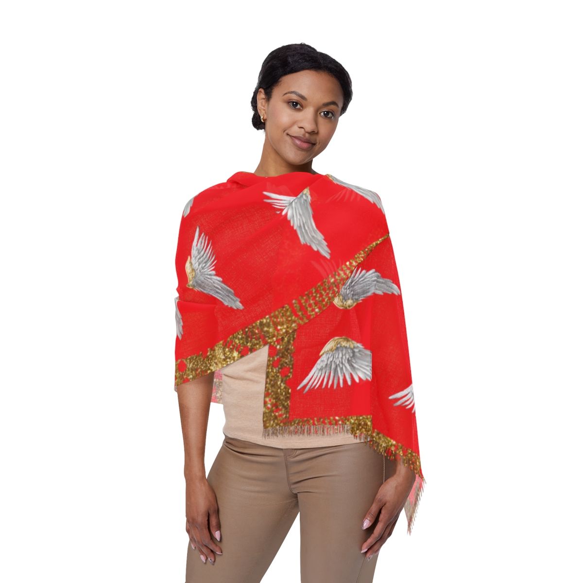 Angel Lightweight Scarf(red)