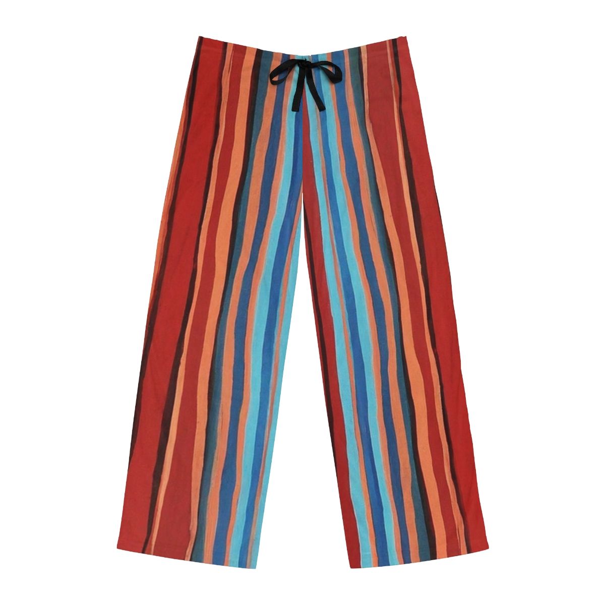 Men&#39;s Pajama Pants (red multi), Sizes: XS, Seam colors: White stitching