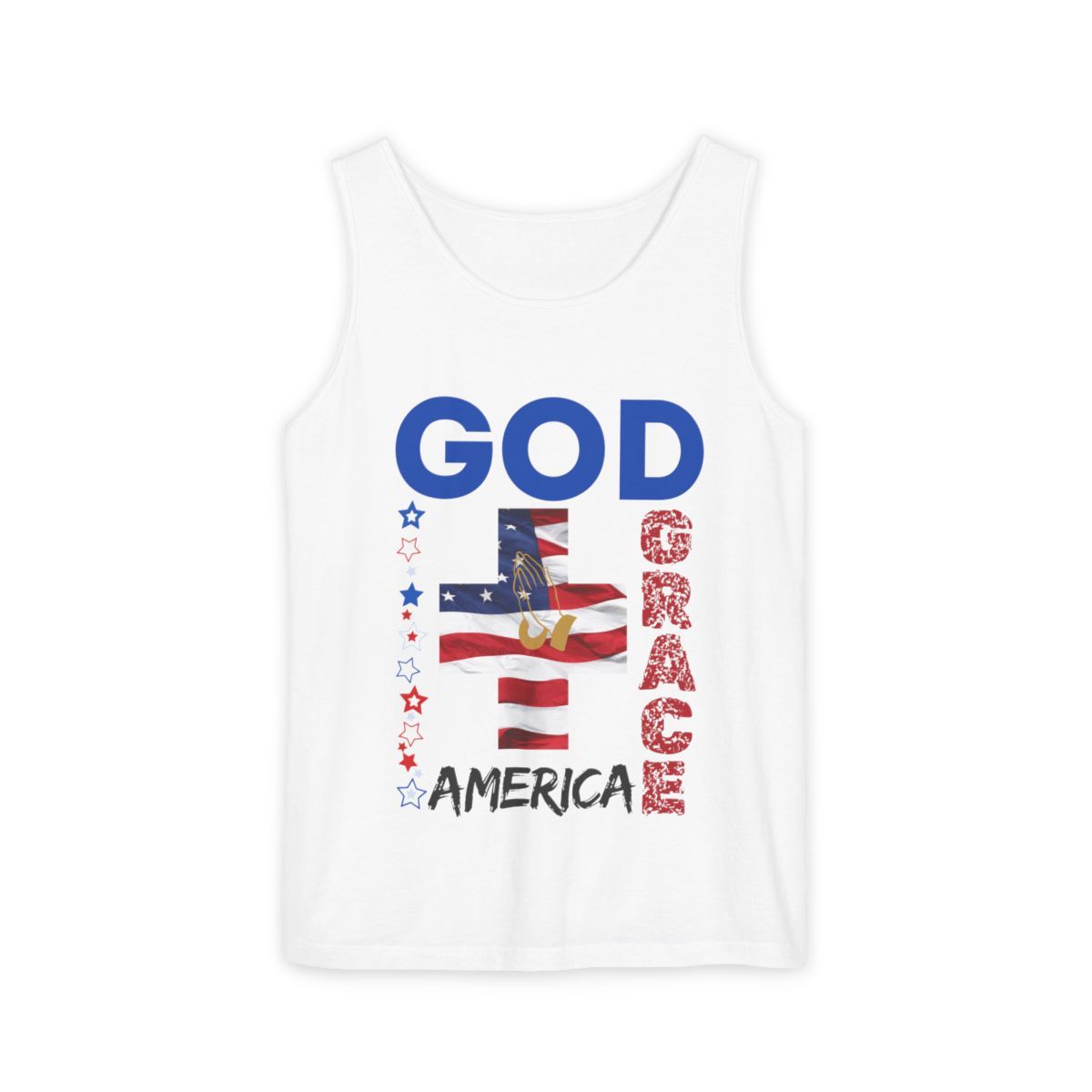 Unisex Garment-Dyed Tank Top, Sizes: XS, Colors: White